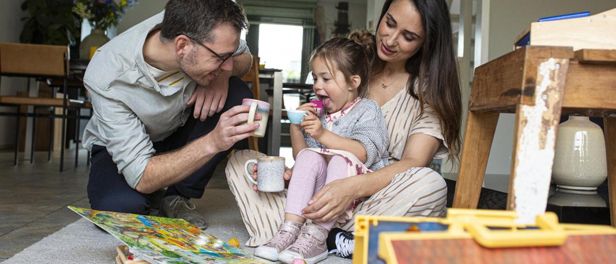 Samen spelen met de kleine